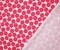 White-Pink Poly Dot Print Liverpool Double Knit Fabric By the Yard